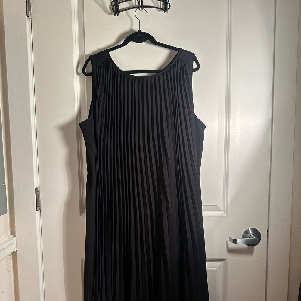Vintage Catherines Black Maxi Dress